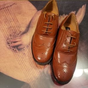 Stacy Adams leather boy dress shoes